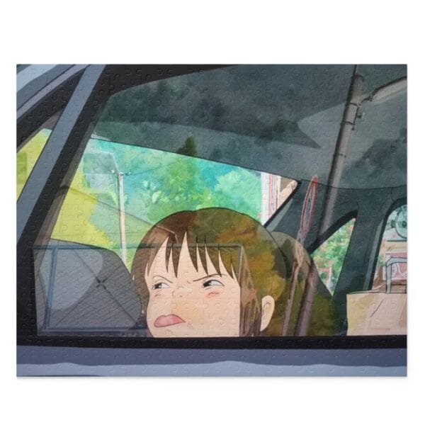 Chihiro Sticking Tongue Out Puzzle Ghibli Store ghibli.store