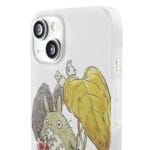 Mini Totoro and the Leaves iPhone Cases Ghibli Store ghibli.store