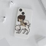 Princess Mononoke and the Wolf Chibi iPhone Cases Ghibli Store ghibli.store