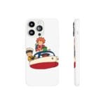 Ponyo and Sosuke on the Boat iPhone Cases Ghibli Store ghibli.store