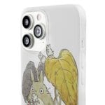 Mini Totoro and the Leaves iPhone Cases Ghibli Store ghibli.store