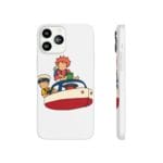 Ponyo and Sosuke on the Boat iPhone Cases Ghibli Store ghibli.store