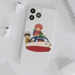 Ponyo and Sosuke on the Boat iPhone Cases Ghibli Store ghibli.store