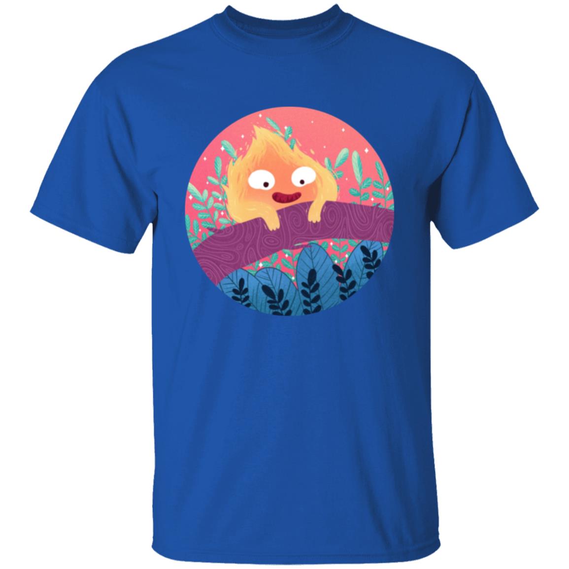 How’s Moving Castle – Calcifer Fanart T Shirt Ghibli Store ghibli.store