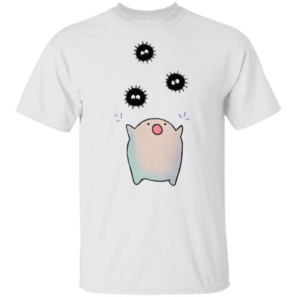 The Boy and The Heron – Warawara and Soot Sprites T Shirt Ghibli Store ghibli.store