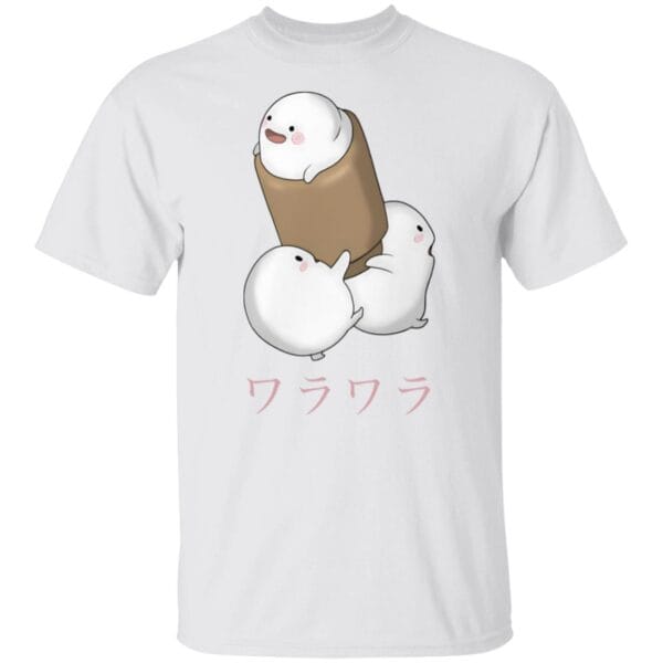 The Boy and The Heron – Warawara in the cup T Shirt Ghibli Store ghibli.store