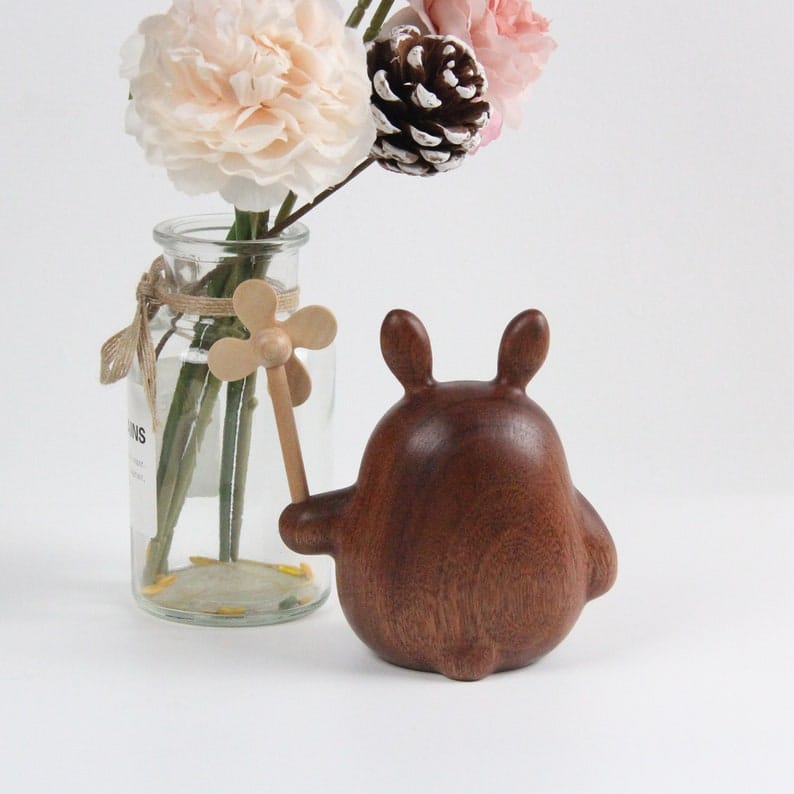 My Neighbor Totoro Handcrafted Wooden Ornament - Ghibli Store