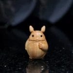 Miniature Totoro Solid Wood Hand-carved Ornament Ghibli Store ghibli.store