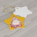 Totoro – flower fishing Ceramic Ornament Ghibli Store ghibli.store