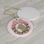 My Neighbor Totoro In The Wearth Ceramic Ornament Light Pink Edition Ghibli Store ghibli.store