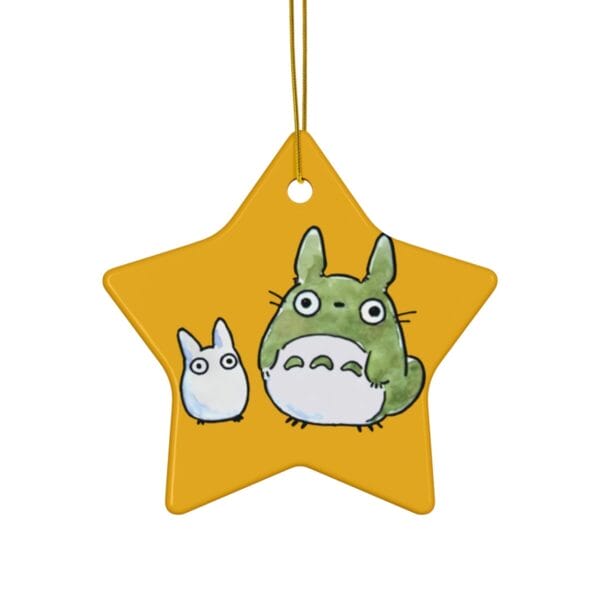 Totoro Family Cute Drawing Ceramic Ornament Ghibli Store ghibli.store