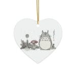 Totoro At The Bus Stop Ceramic Ornament Ghibli Store ghibli.store