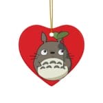 Totoro and the Leaf Umbrella Ceramic Ornament Ghibli Store ghibli.store