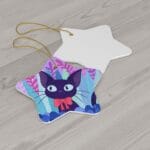 Kiki’s Delivery Service – Jiji Fanart Ceramic Ornament Ghibli Store ghibli.store