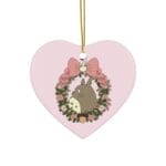 My Neighbor Totoro In The Wearth Ceramic Ornament Light Pink Edition Ghibli Store ghibli.store