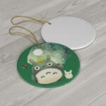 Mini Totoro and Umbrella Ceramic Ornament Ghibli Store ghibli.store