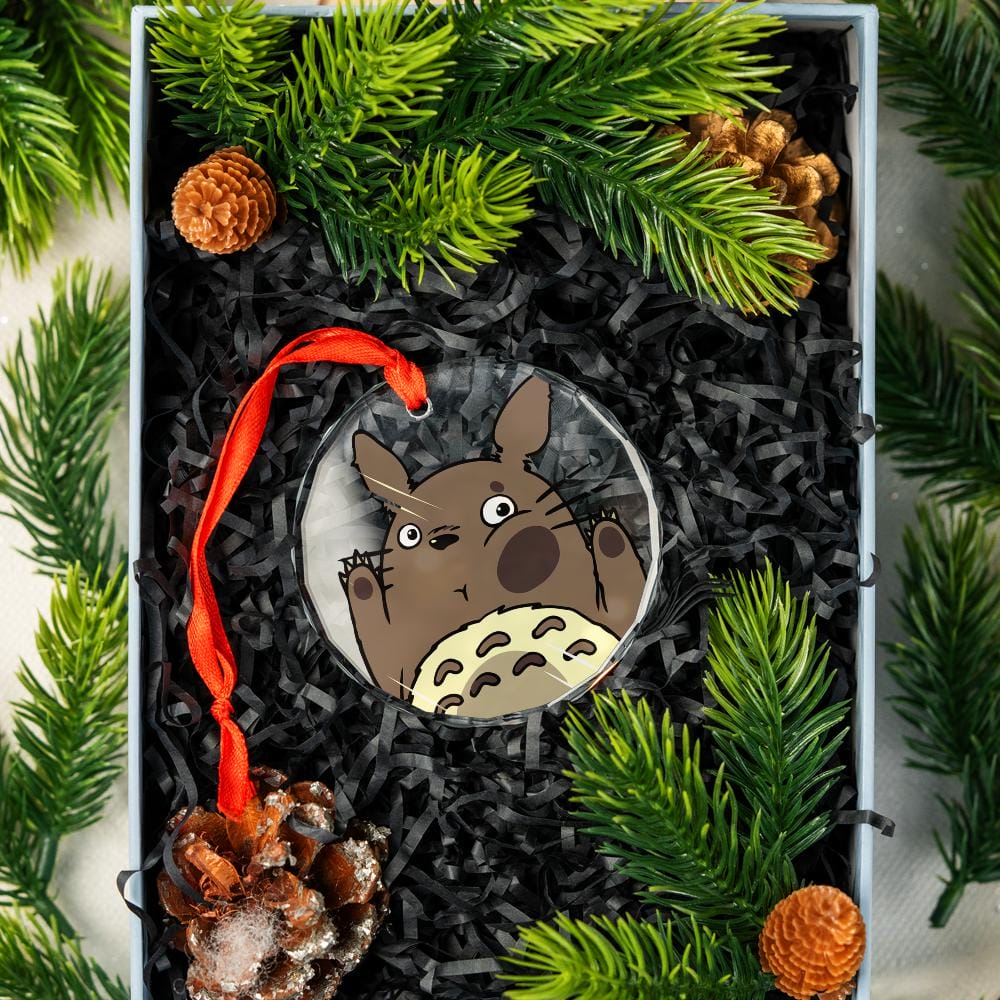 My Neighbor Totoro - Trapped Totoro Crystal Glass Ornament