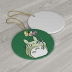 Totoro with Butterfly Cute Drawing  Ceramic Ornament Ghibli Store ghibli.store