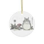 Totoro At The Bus Stop Ceramic Ornament Ghibli Store ghibli.store