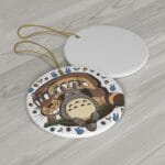 Totoro and the Catbus Ceramic Ornament Ghibli Store ghibli.store