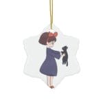 Kiki Hugging Jiji Ceramic Ornament Ghibli Store ghibli.store