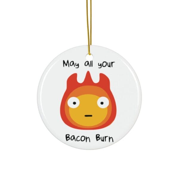 Howl’s Moving Castle – May All Your Bacon Burn Ceramic Ornament Ghibli Store ghibli.store