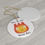 Howl’s Moving Castle – May All Your Bacon Burn Ceramic Ornament Ghibli Store ghibli.store