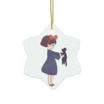 Kiki Hugging Jiji Ceramic Ornament Ghibli Store ghibli.store