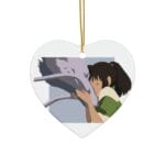 Spirited Away Haku and Chihiro Graphic T-Shirt Ceramic Ornament Ghibli Store ghibli.store