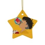 Ponyo The Kiss  Ceramic Ornament Ghibli Store ghibli.store