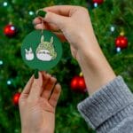 Totoro Family Cute Drawing Ceramic Ornament Ghibli Store ghibli.store