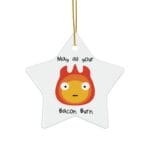 Howl’s Moving Castle – May All Your Bacon Burn Ceramic Ornament Ghibli Store ghibli.store