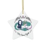 Spirited Away – No Face and Haku Dragon Ceramic Ornament Ghibli Store ghibli.store