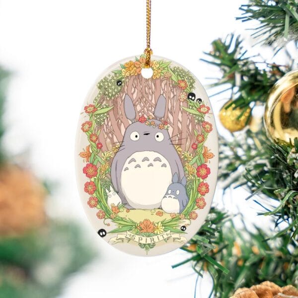 Totoro Family in Jungle Ceramic Ornament Ghibli Store ghibli.store