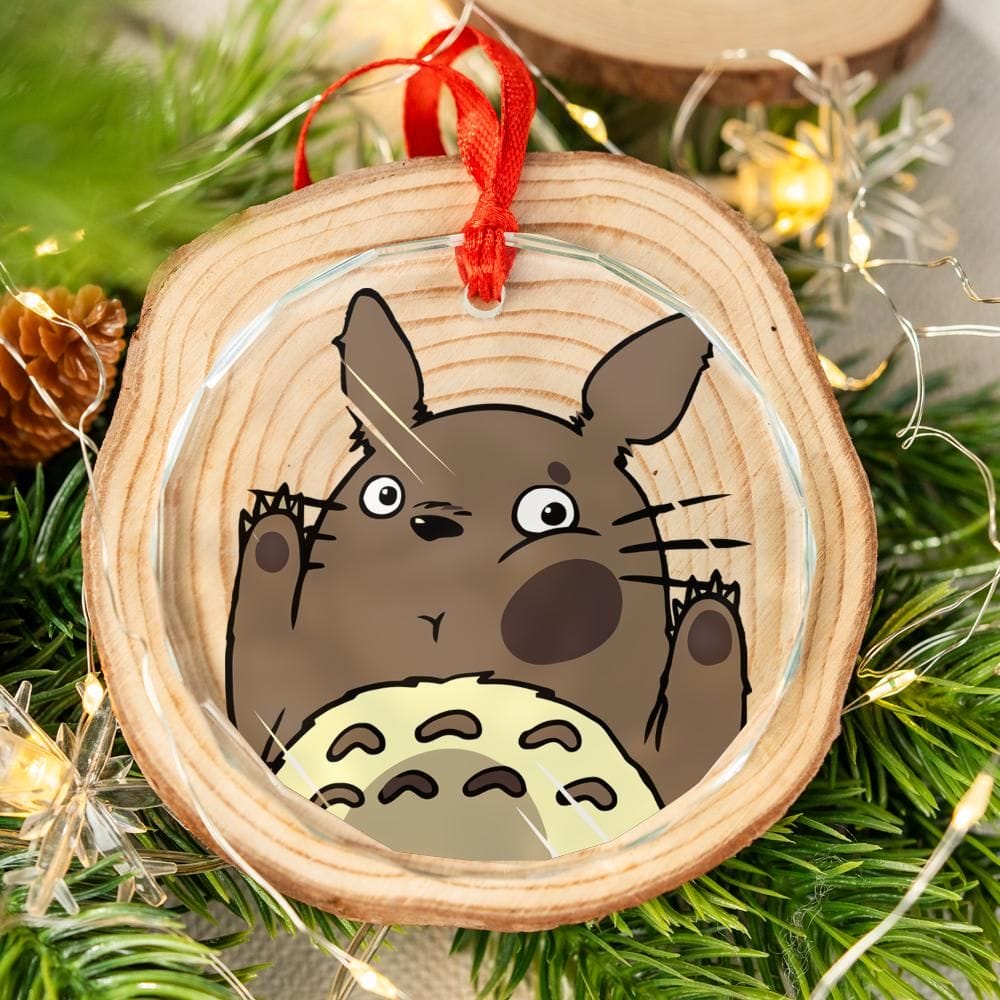 My Neighbor Totoro - Trapped Totoro Crystal Glass Ornament