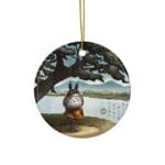 Totoro on the Catbus Spring Ride Ceramic Ornament Ghibli Store ghibli.store