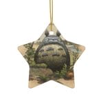 Totoro in the Forest Classic Ceramic Ornament Ghibli Store ghibli.store