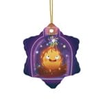 Howl’s Moving Castle – Calcifer in the Bottle Ceramic Ornament Ghibli Store ghibli.store