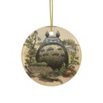 Totoro in the Forest Classic Ceramic Ornament Ghibli Store ghibli.store