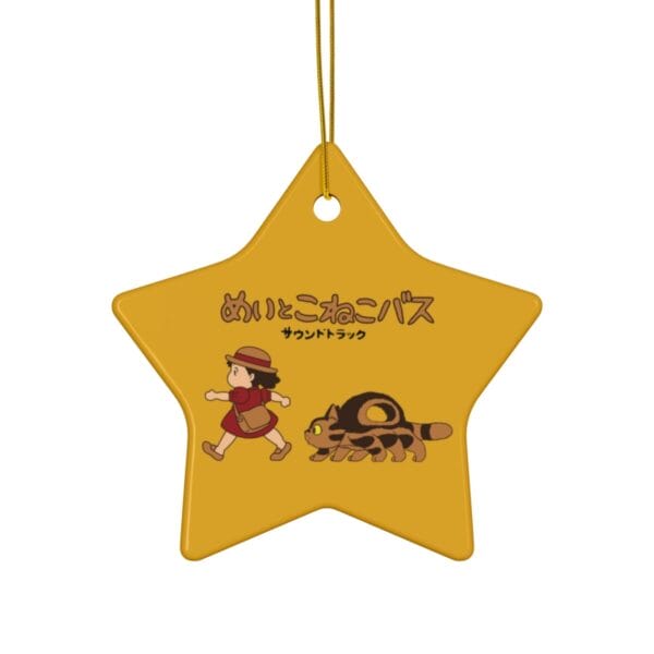 My Neighbor Totoro Cat Bus and Mei Ceramic Ornament Ghibli Store ghibli.store