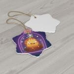 Howl’s Moving Castle – Calcifer in the Bottle Ceramic Ornament Ghibli Store ghibli.store