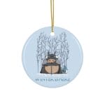 Totoro Game of Throne Winter is Here Ceramic Ornament Ghibli Store ghibli.store