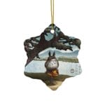 Totoro on the Catbus Spring Ride Ceramic Ornament Ghibli Store ghibli.store