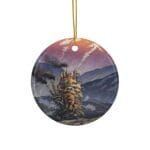 Howl’s Moving Castle Landscape Ceramic Ornament Ghibli Store ghibli.store