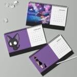 Kiki’s Delivery Service Desktop Calendar 2025 Ghibli Store ghibli.store