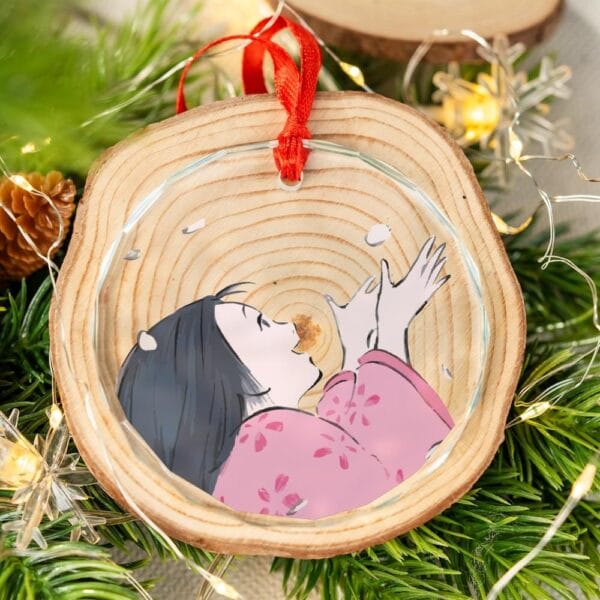 Studio Ghibli – Princess Kaguya Crystal Glass Ornament Ghibli Store ghibli.store