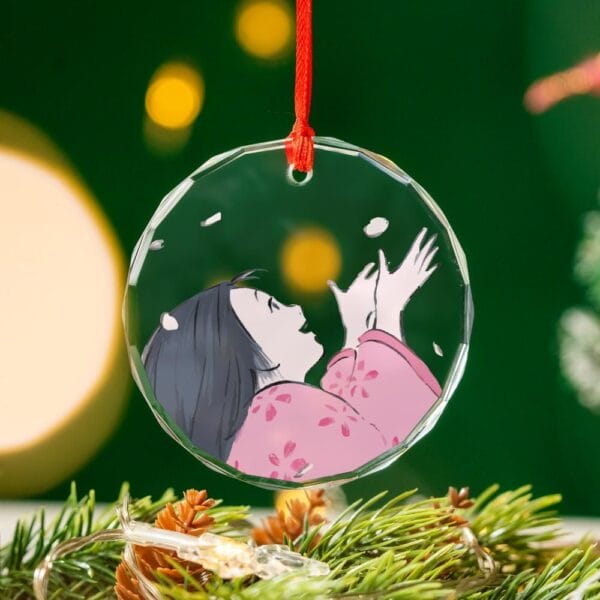 Studio Ghibli – Princess Kaguya Crystal Glass Ornament Ghibli Store ghibli.store