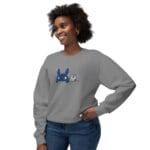 Mini Twins Totoro Embroidered Sweatshirt Ghibli Store ghibli.store