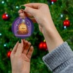 Howl’s Moving Castle – Calcifer in the Bottle Ceramic Ornament Ghibli Store ghibli.store