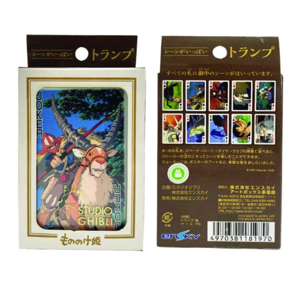 Ghibli Playing Cards – Princess Mononoke Ghibli Store ghibli.store